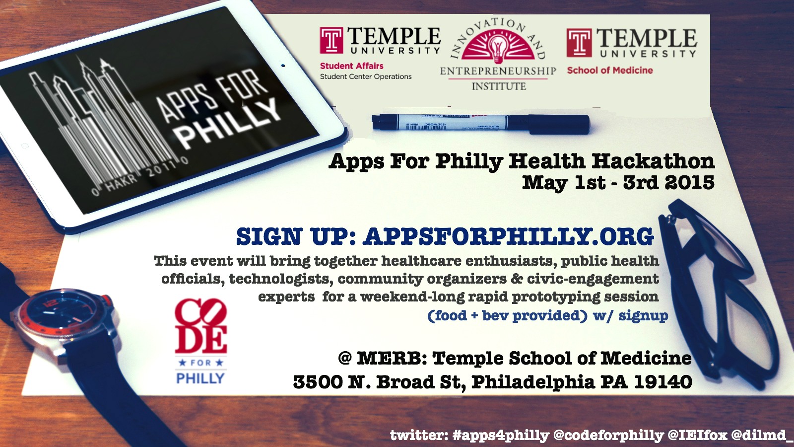 Apps for Philly Health 2015 Logo