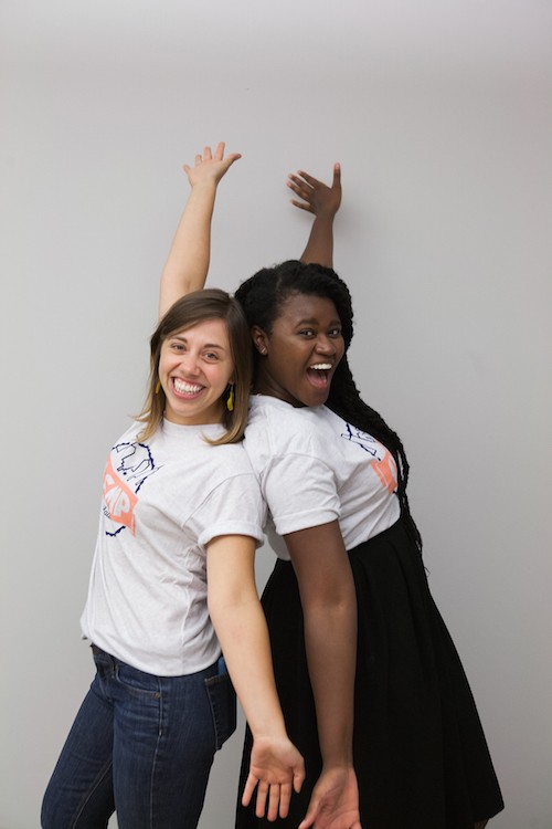 Program Coordinators Maggie Deptola (left) and Ashley Bernard (right). Copyright Chris Kendig Photography
