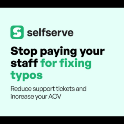 SelfServe: Shopify Post-purchase order editing & Upsells&thinsp;